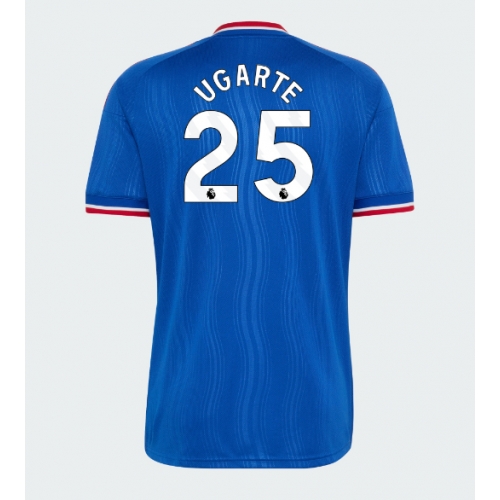 Manchester United Manuel Ugarte #25 Maglia Gara Trasferta Repliche 2026-27 Maniche Corte Manchester United Manuel Ugarte #25 Maglia Gara Trasferta Repliche 2026-27 Maniche Corte
